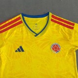 2026 World Cup Colombia Home Women Fans Soccer Jersey (女)