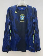 2026 World Cup Brazil Away Long sleeves Fans Soccer Jersey(长袖)