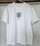 26-27 England White High Quality Casual T-Shirt