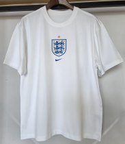 26-27 England White High Quality Casual T-Shirt