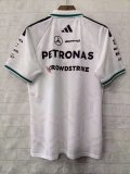 2026 F1 Benz New Pattern Short Sleeve Racing Suit