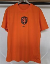 26-27 NetherIands Orange High Quality Casual T-Shirt