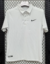 2026 NK White Ice Silk Polo Short Sleeve