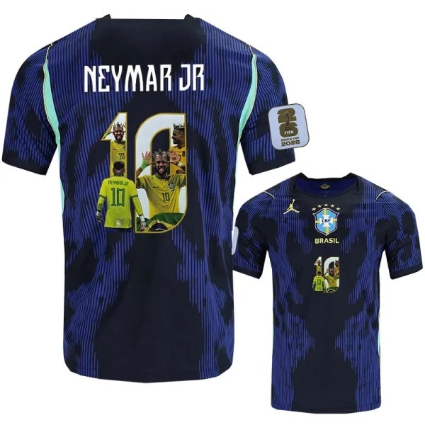 2026 World Cup Brazil Away Print Neymar Jr #10 Fans Soccer Jersey (Picture Number)