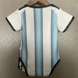 2026 World Cup Argentina Home Baby Infant Crawl Suit