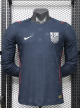 2026 World Cup USA Away Long Sleeve Player Version Soccer Jersey*长袖球员