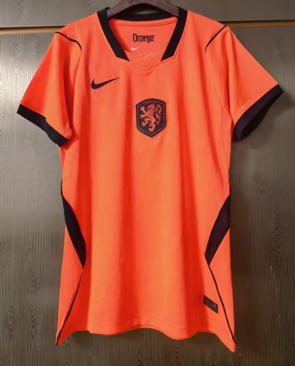 2026 NetherIands Home Women Fans Soccer Jersey (女)
