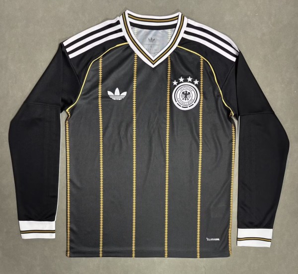 26-27 Germany Black Special Edition Long Sleeve Fans Soccer Jersey (长袖)