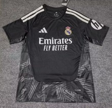 26-27 RMA Black GoalKeeper Fans Soccer Jersey