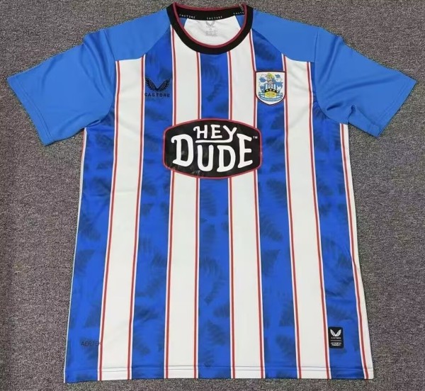 26-27 Huddersfield Town Home Fans Soccer Jersey
