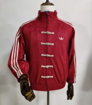 2026 AD Red New Pattern Tang-Style Jacket