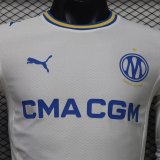 26-27 Marseille Home Long Sleeve Player Version Soccer Jersey*长袖球员