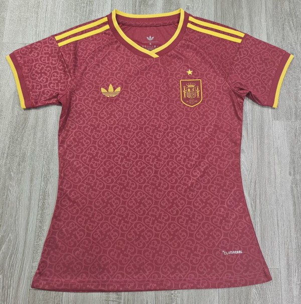 2026 Spain Third Leaked Edition Women Fans Soccer Jersey (女)