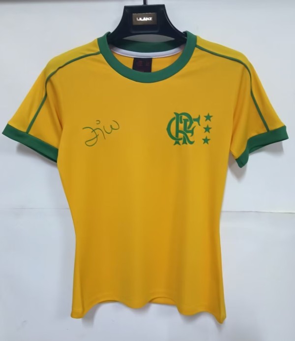 26-27 Flamengo Yellow Special Edition Women Fans Soccer Jersey (女)