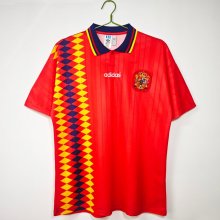 1994 Spain Home Red Retro Soccer Jersey