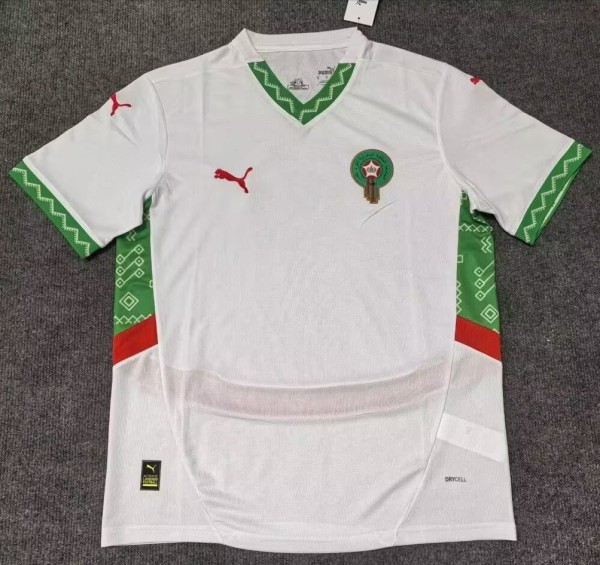 24-25 Morocco Away Fans Soccer Jersey