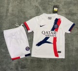 24-25 PSG Away Kids Soccer Jersey