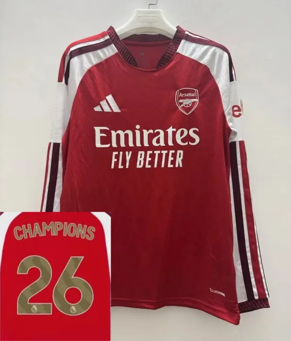 26-27 ARS Home Print CHAMPIONS # 26 Long Sleeves Fans Soccer Jersey (长袖)