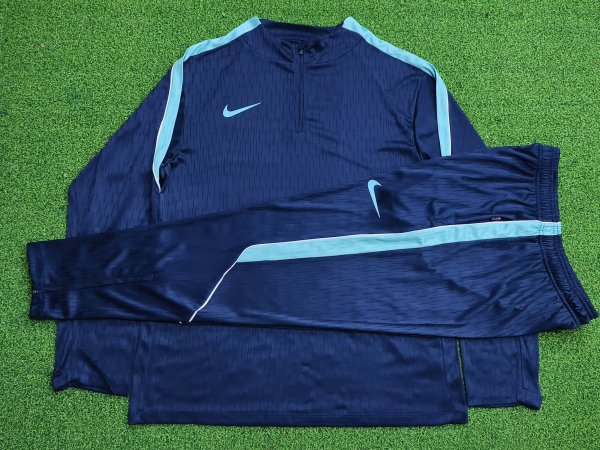 2026 NK Blue Half Pull Tracksuit