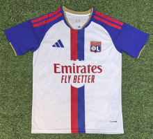 26-27 Lyon Home Leaked Edition Fans Soccer Jersey