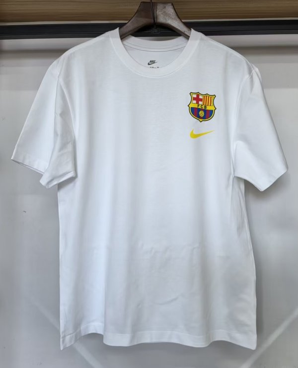 26-27 BAR White High Quality Casual T-Shirt
