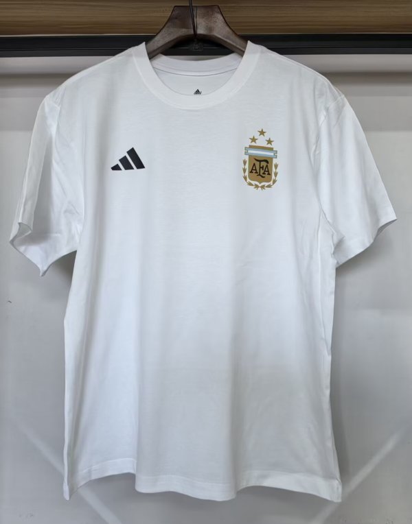 26-27 Argentina White High Quality Casual T-Shirt