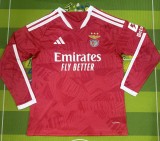26-27 Benfica Home Long Sleeves Fans Soccer Jersey (长袖)