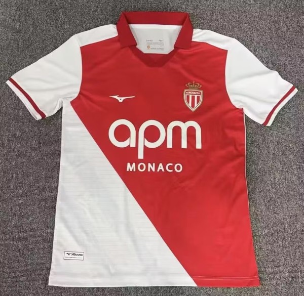 26-27 Monaco Home Fans Soccer Jersey