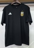 26-27 Argentina Black High Quality Casual T-Shirt