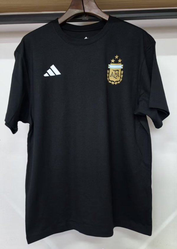 26-27 Argentina Black High Quality Casual T-Shirt