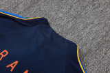 26-27 France High Quality Half Pull Tracksuit
