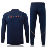 26-27 France High Quality Half Pull Tracksuit