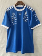 2026 F1 Benz New Pattern Short Sleeve Racing Suit