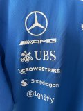 2026 F1 Benz New Pattern Short Sleeve Racing Suit