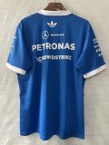 2026 F1 Benz New Pattern Short Sleeve Racing Suit
