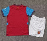 26-27 West Ham Home Kids Soccer Jersey