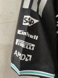2026 F1 Benz New Pattern Short Sleeve Racing Suit*有领