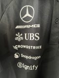 2026 F1 Benz New Pattern Short Sleeve Racing Suit*有领