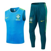 26-27 Brazil Blue Player Version Vest and Trousers (球员套装)