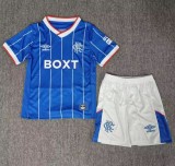 26-27 Rangers Home Kids Soccer Jersey