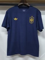 26-27 Spain Blue High Quality Casual T-Shirt
