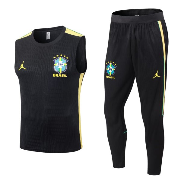 26-27 Brazil Black Player Version Vest and Trousers (球员套装)