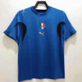 2006 Italy Home Blue Retro Soccer Jersey