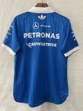 2026 Benz New Pattern Player Version Short Sleeve Racing Suit*有领