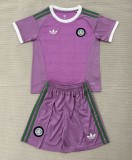 26-27 Leeds United Purple GoalKeeper Kids Soccer Jersey