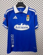 26-27 Real Oviedo Home Fans Soccer Jersey