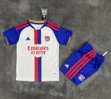 26-27 Lyon Home Leaked Edition Kids Soccer Jersey