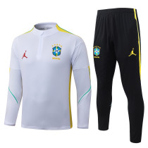 26-27 Brazil High Quality Half Pull Tracksuit