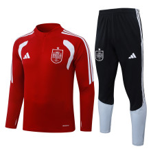 26-27  Spain High Quality Half Pull Tracksuit