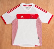2002 Turkey Away Retro Soccer Jersey